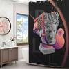 Statue David Graphic Designer Polyester Shower Curtain Waterproof Rust Resistant Grommet Easy Care Wipe Clean Durable