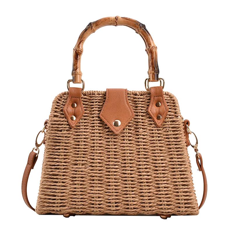 Women's monochromatic shoulder bags fabric with large capacity zippered inner pocket casual line high quality