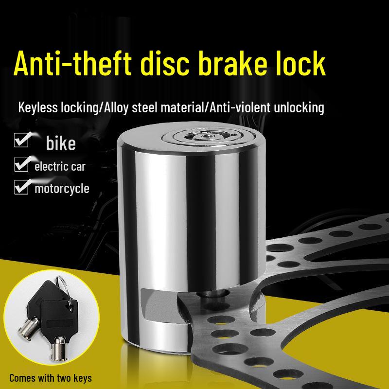 Electric Vehicle & Bicycle Disc Brake Anti-theft Lock for Motorcycles & Mountain Bikes