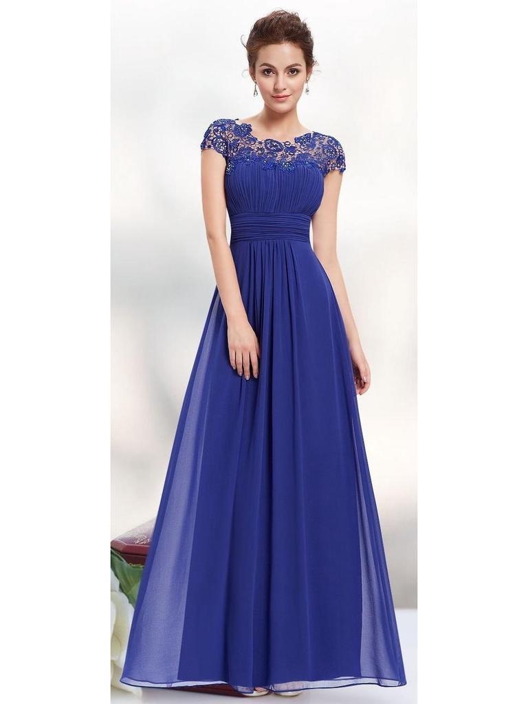 2025 Europäischer & Amerikanischer Stil Spitze Brautjungfern Abendkleid für Frauen