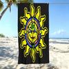MotoGP Logo Strandtuch Mikrofaser V-Valentino R-Rossi VR46 #46 Weich Schnelltrocknend Badetuch für Fans Schwimmen Outdoor