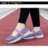 Ladies' Barefoot Walking Shoes, Velcro Adjustable Flat Shoes, Arthritis Edema Casual Shoes, Breathable and Convenient Slip In Sports Shoes