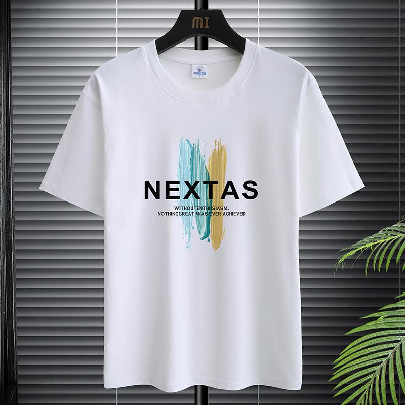 T Shirt for Men Summer High Quality Oversized Tee Men Daily Casual Breathable Printing Short Sleeve Cotton T Shirts Y2k Tops