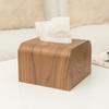 Wooden Tissue Boxes Bedroom Napkins Storage Box Lavatory Creativity Toilet Paper Case Household Kitchen Organization Container