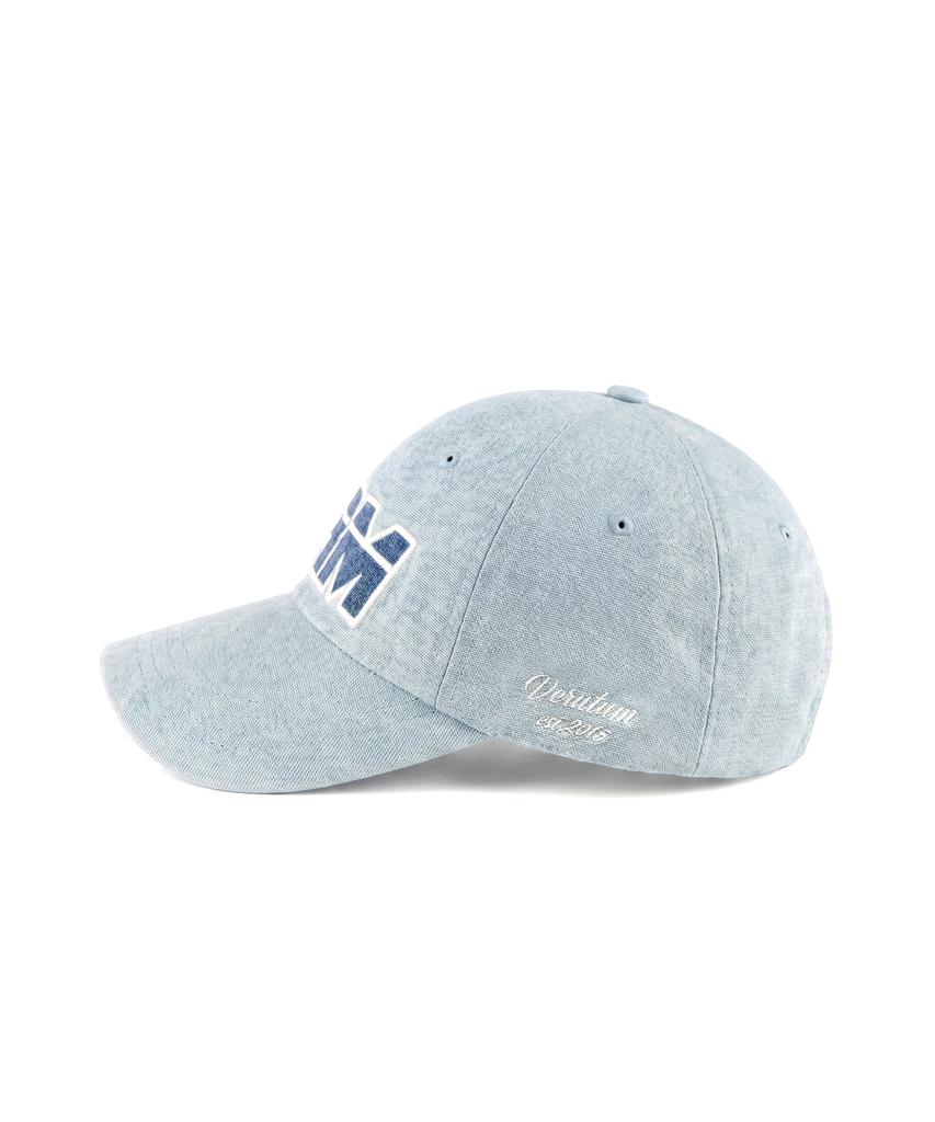 VERUTUM Vrm Applique Logo Pigment Ball Cap Sky Blue