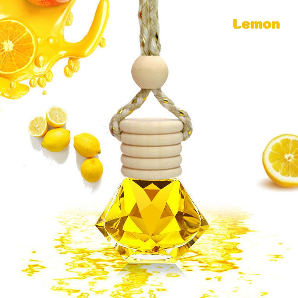 7ml Car Hanging Bottles Perfume Aromatherapy Refillable Air Freshener Diffuser Oil Fragrance Bottle Vehicle Auto Sapper Pendant