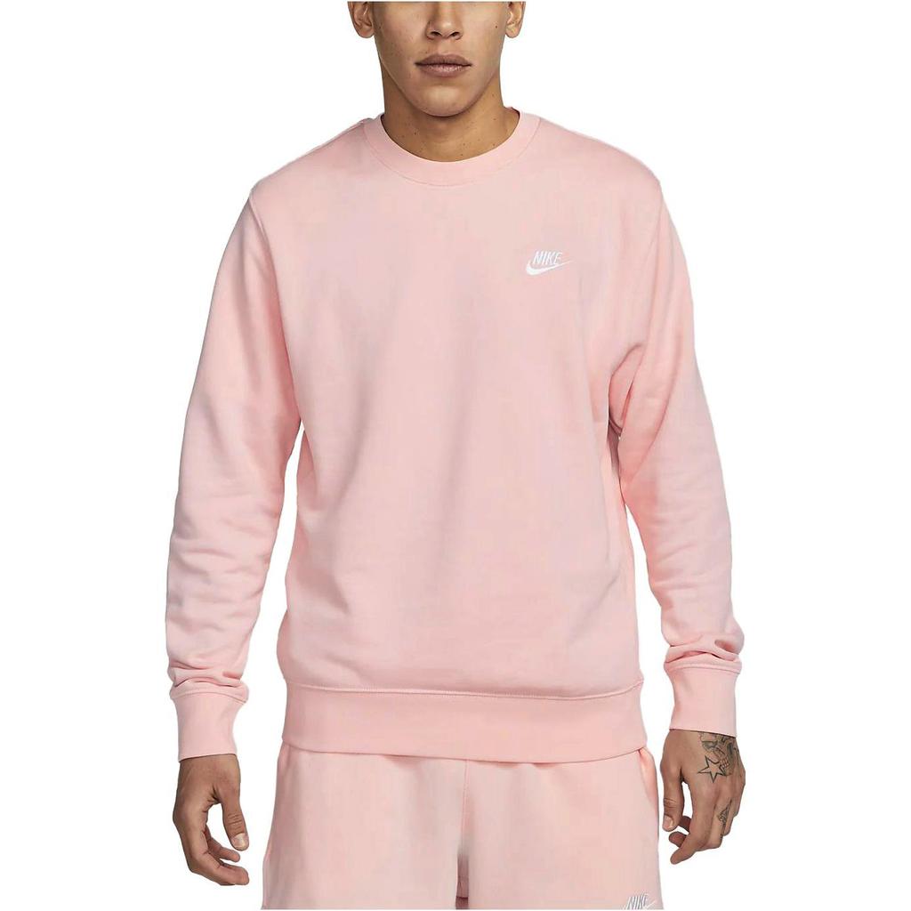 Nike Sweat-shirt ras du cou Sportswear Club Fleece Homme Hauts Rose Sakura BV2667-686