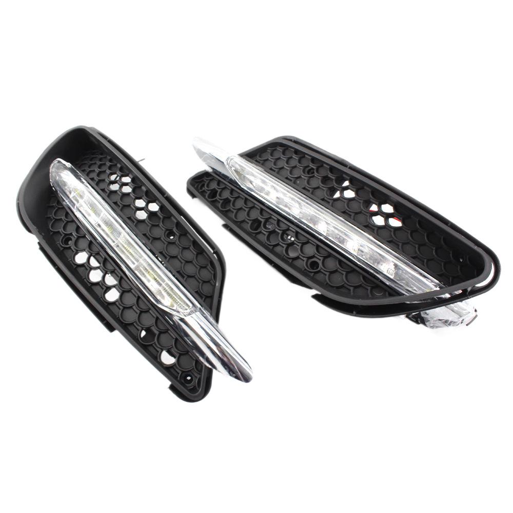 LED DRL & Fog Light Grille Kit for 08-10 Mercedes-Benz W204 (A2048850253)