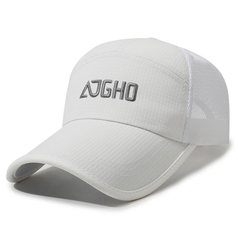 

Men s Baseball Cap with Extended Brim – Breathable Mesh Back & Embroidered Design for Summer Outdoor 56-60cm белый