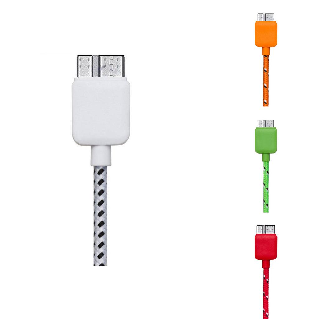 Nylon Braided Charging Cable For Smartphones With Fast Data Transfer For Travel And Daily Use