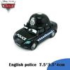 Pixar Cars Lightning McQueen Gold Silber McQueen Cruz Schwarz Hook Carla Veloso Metall-Druckguss Spielzeugauto Kindergeschenk