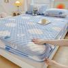 Class A Antibacterial Padded Mattress Three-piece Set, Thickened Washed Cotton Mattress Cover Mattress Plus Cotton Simmons Non-slip Protective Cover