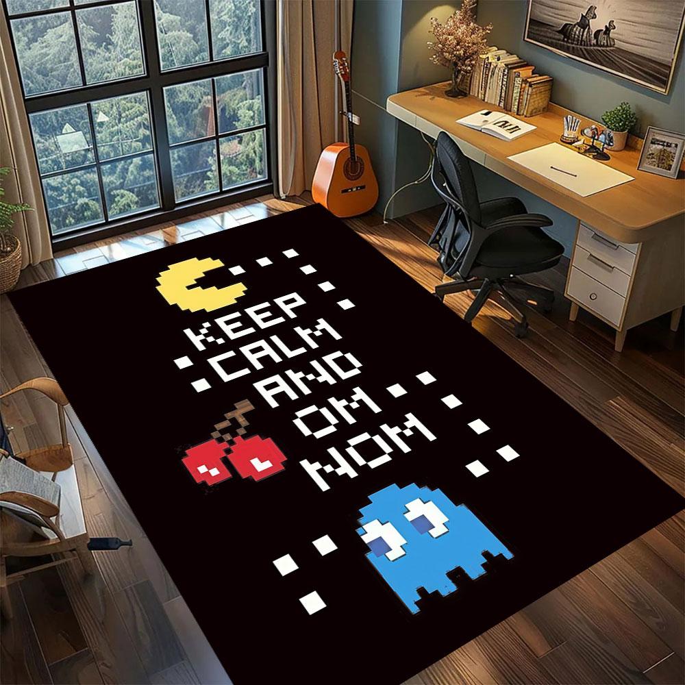 PacMan anime character Carpet for Living Room Bedroom Home Decor Cool Movie Mat Play Floor Mat