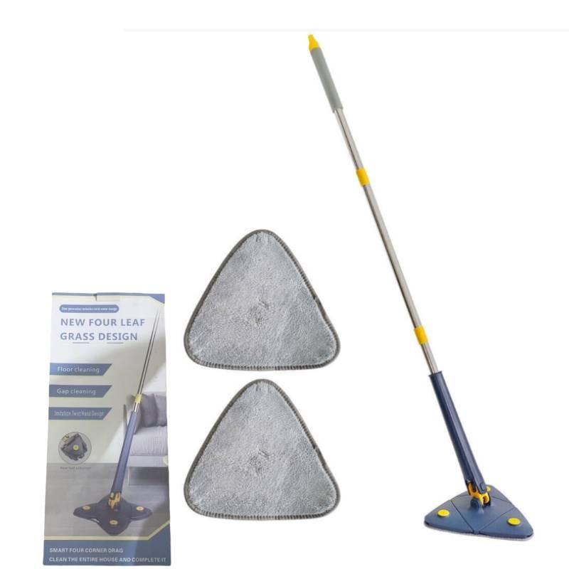 

Degrees 360 Rotatable Adjustable Triangle Cleaning Mop Extendable Clean Floor