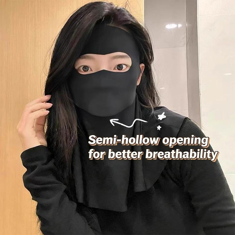 Damen Sonnenschutz-Gesichtsmaske Atmungsaktiv Und UV-Schützend Geeignet Für Sommer Outdoor Radfahren