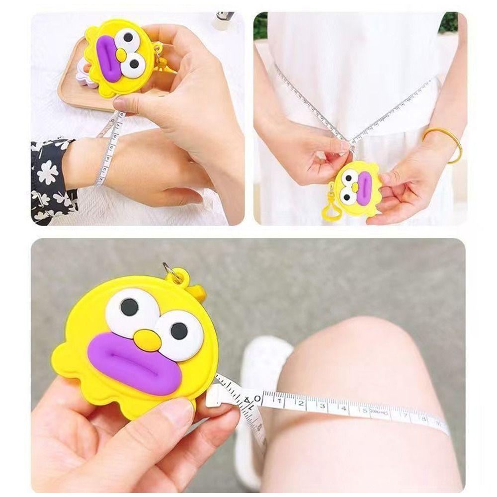 Soft Leather Cat Paw Ruler Big Mouth Design 2M Tape Measure Clothing Tailor Ruler  Home Use