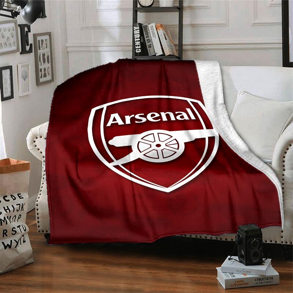 1pc A-Arsenal Blanket, Gift, for Men and Women, Soft Blanket, Good for Sofa Bed Couch Travel, Lightweight Flannel Blanket