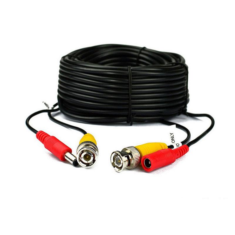 BNC/DC Power Video All-in-One Extension Cable for DVR Camera Monitoring