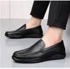 Neue Schuhe für Herren, echtes Leder, lässige Fahrschuhe, modische Slip-on-Loafer, atmungsaktive Sandalen aus mikroporösem Leder für den Sommer
