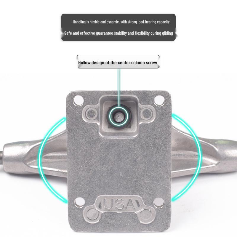 Premium Aluminum-Titanium Skateboard Bridge for Double Rocker & Fish Skateboards