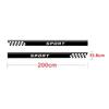 2Pcs Car Auto Graphics Both Side Body Vinyl Decal Sticker Sports Racing Race