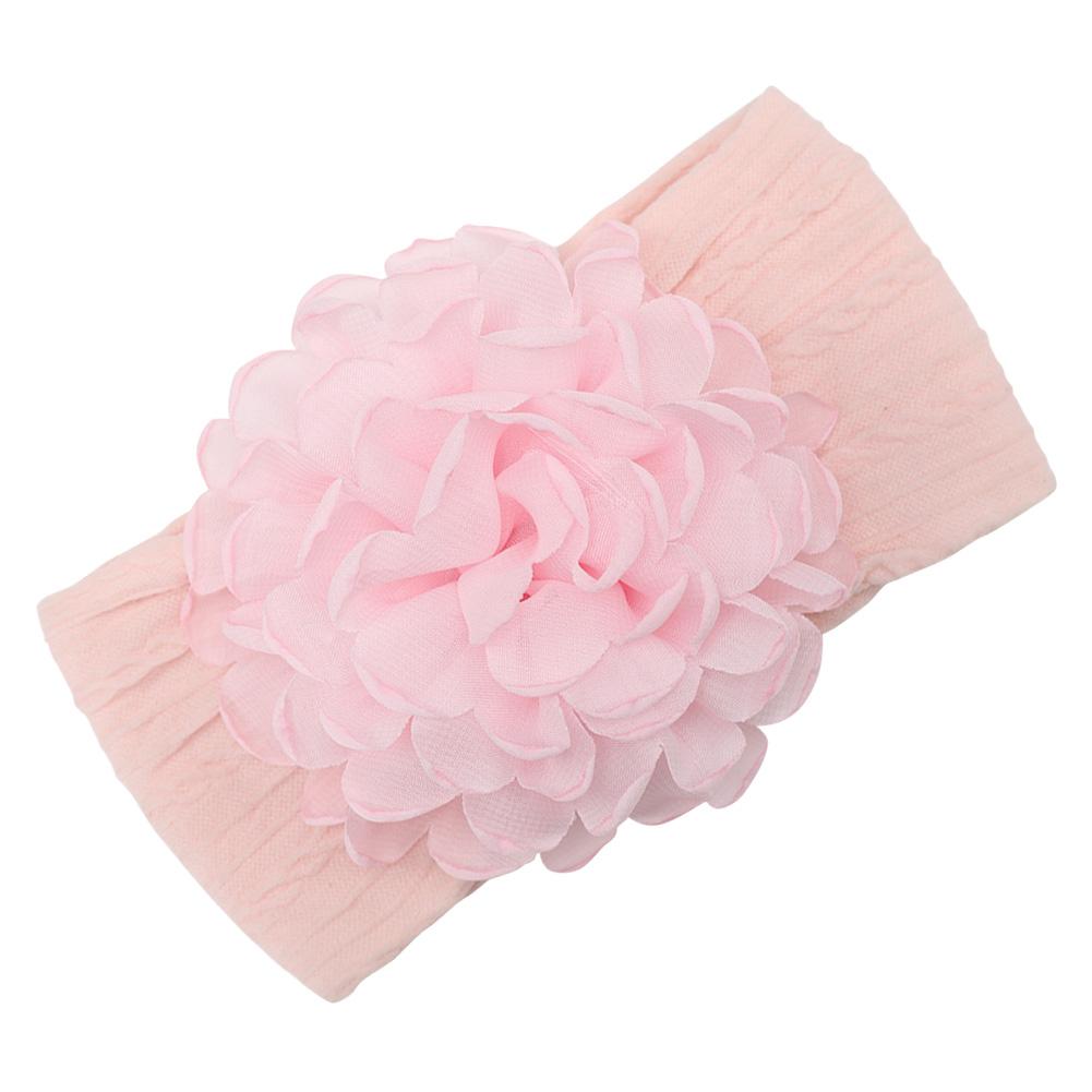 Chiffon Flower Nylon Baby Headbands Children's Hair Bands Infant Soft High Elastic Headdress Solid Boys Girls Hair Accessories