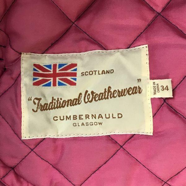 Traditional Weatherwear Short Quilted Coat Women’s XS Navy Mackintosh Japan(USED)