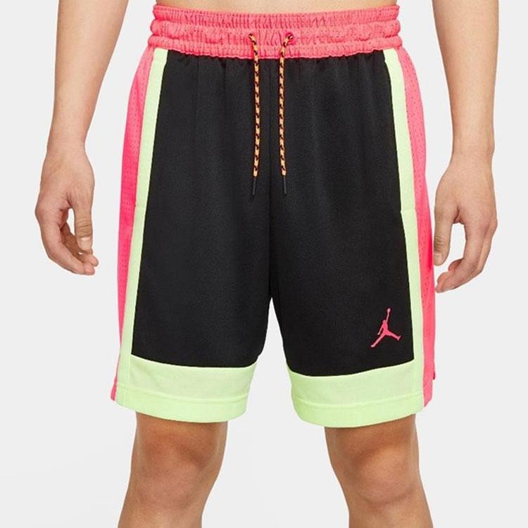Jordan Basketball Color Block Sports Shorts SS20 Men Shorts Black Red CW7080-654