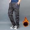 Winter Men Warm Hiking Pants Fleece Breathable Trekking Tourism Winter Fishing Pants Thermal Cargo Pants