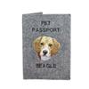 Beagle - Dog Passport Case, Document Case, Gift for the Traveller from the Brand