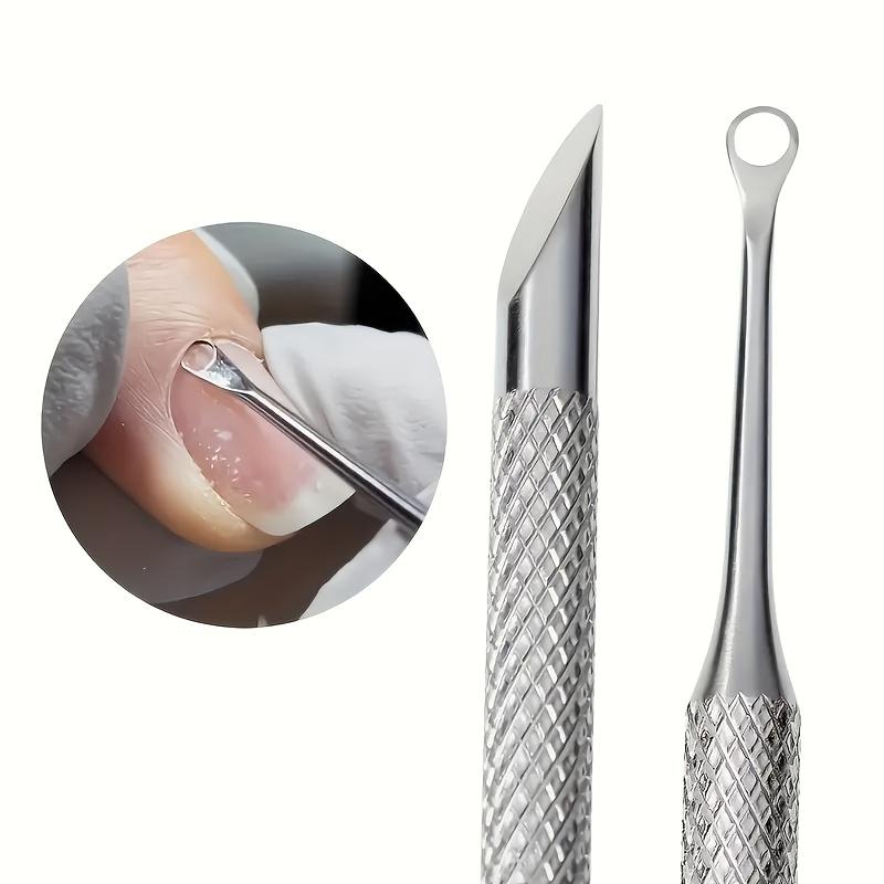 Xiaomi 2pcs Professional & Use Double-Headed Angled Stainless Steel Nail Tool Precision Trimmer & Cuticle Care with Dead Skin Remover