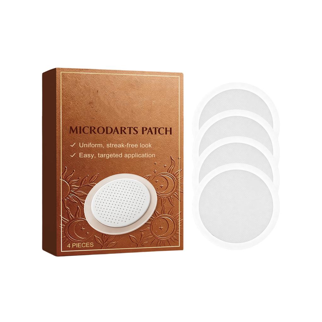 Microdarts Patch for Even Application and Targeted Use with Uniform StreakFree Finish Suitable for Various Skin Types 4 Pieces