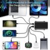 240W GaN Multi-Port USB Fast Charger with Dynamic Display