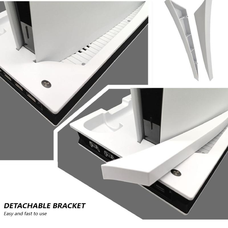 Cooling Station with Double Controller Charger Dock With Builts In Cooling Fan And Accessory Storage Space for P5 DE/UHD