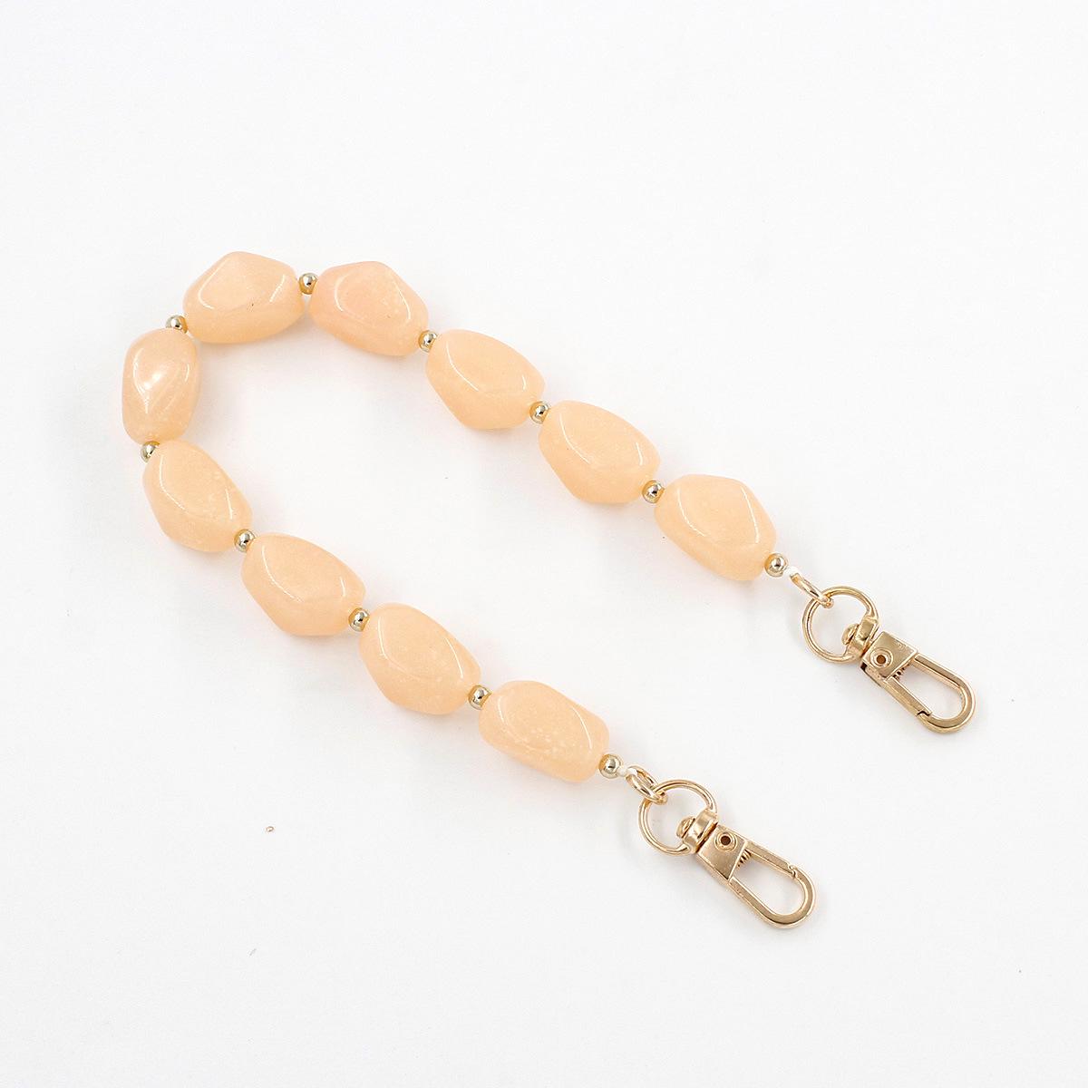 

Сделанная вручную нерегулярная акриловая сумка-цепочка с цветными блоками - DIY аксессуар