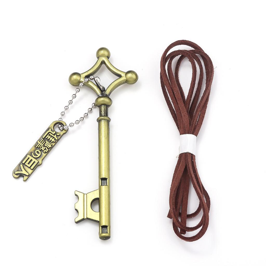 Attack Titan On Eren Underground Key Necklace With Alloy Pendant Cosplay For
