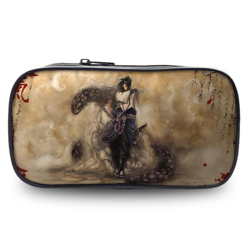 Naruto Themed Anime Printed Student Single Layer Stationery Storage Bag Pencil