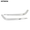 For Mazda 3 M3 Axela Sedan -2024 2025 Chrome Front Fog Light Lamp Eyelid Eyebrow Foglight Strip Trim Accessories Car Styling