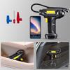 100W Handheld Air Compressor Wired Inflatable Pump With LED Light Portable Air Pump Tire Inflator Digital For Car Bicycle Balls