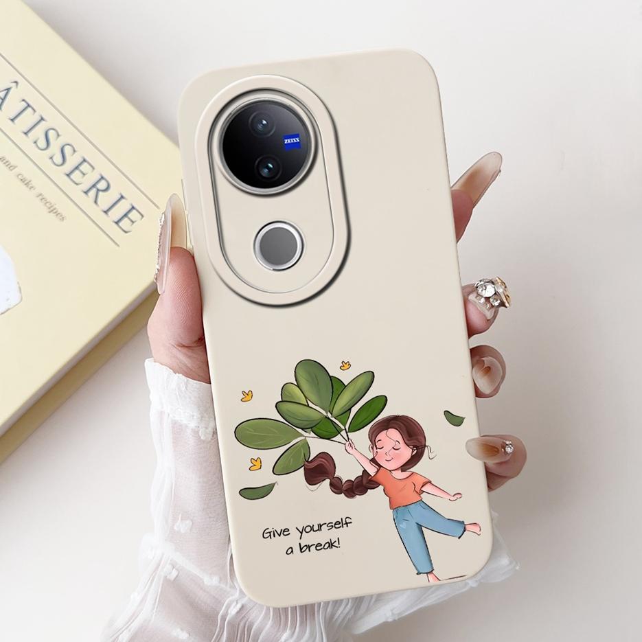 

For Vivo V50 5G Case V2427 Stylish Candy Painted Cover Soft TPU Matte Phone Case For Vivo V50 Lite V 50 V50Lite 5G Fundas Bumper Vivo V50 5G