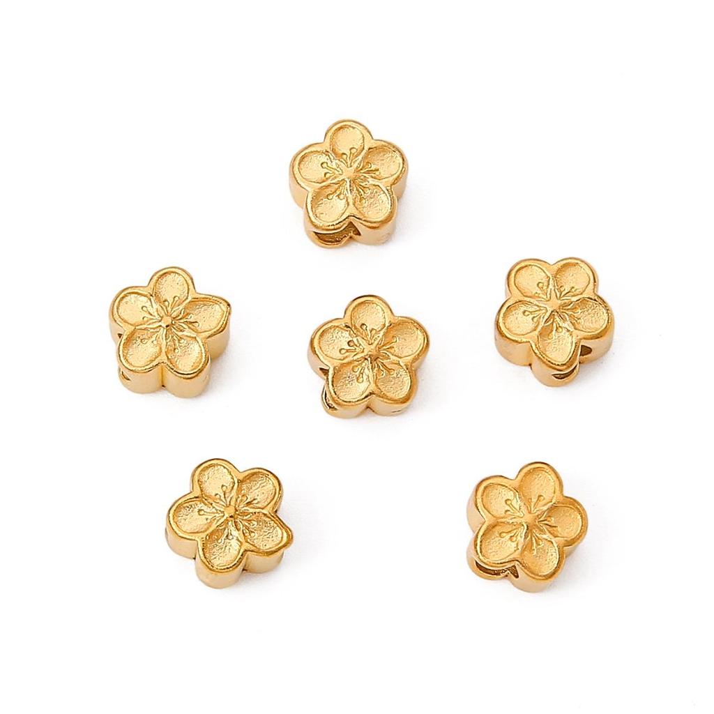 Mărgea Separată Nisip de Cupru Aur Nod Fluture Charm Floare de Piersic pentru DIY