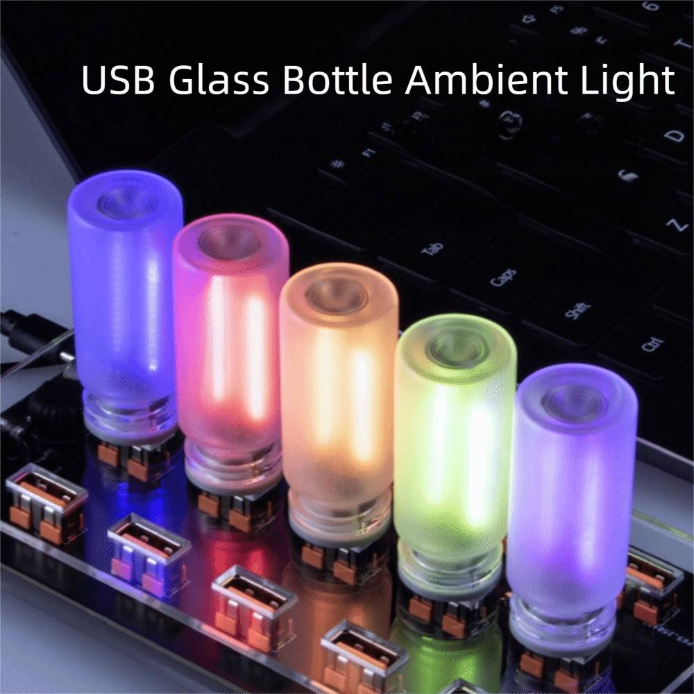 Touch Control USB Night Light Dimmable LED Filament Light Bulb  Car Interior