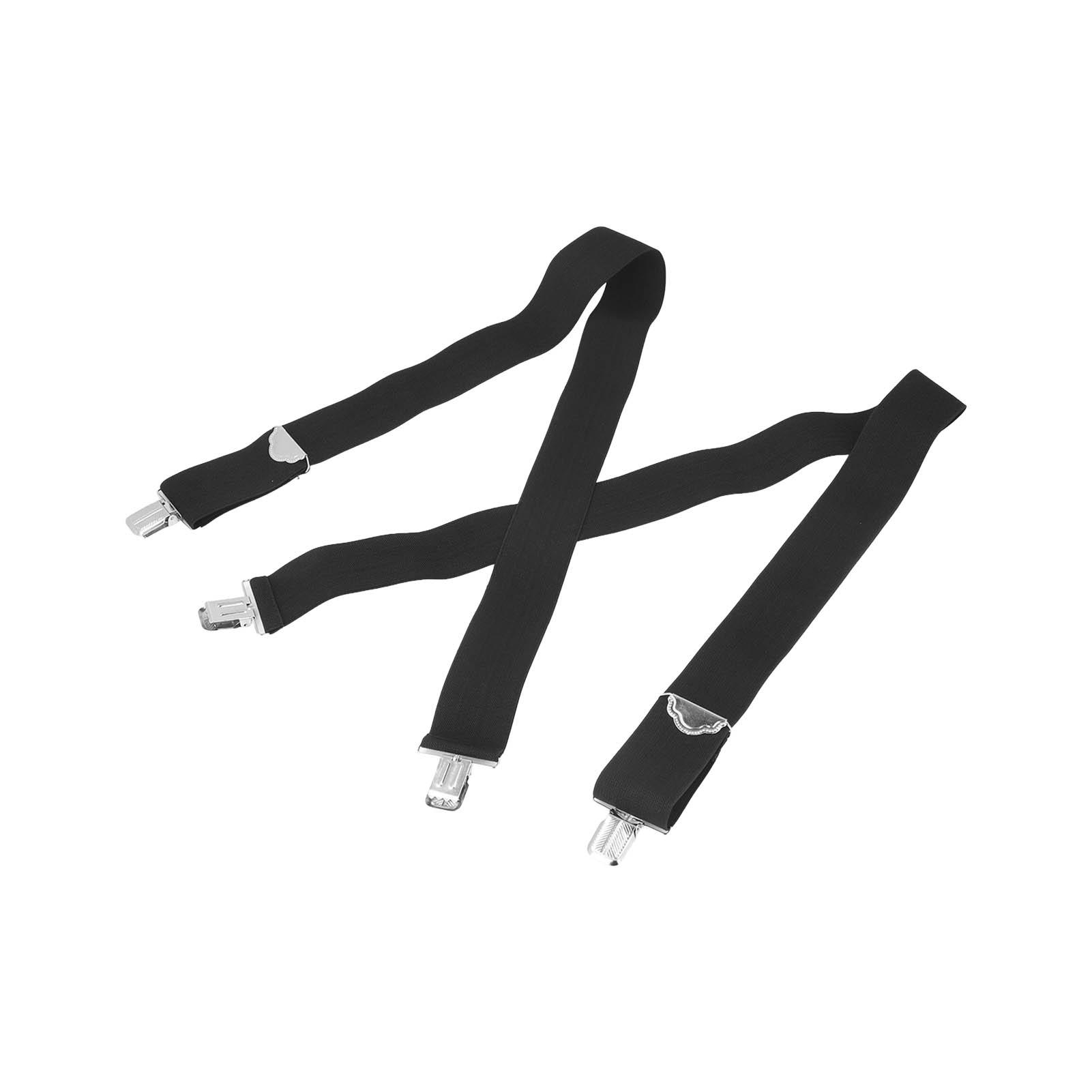 

Подтяжки модные универсальные черные расширенные регулируемые взрослые мужские брюки с ремешками подтяжки