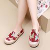 New Arrival 2024 Spring Women's Flat Casual Shoes Retro Beijing Style Slip-on Shoes