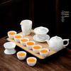 Chaxun Chinese Style Blooming Flowers Ceramic Tea Set