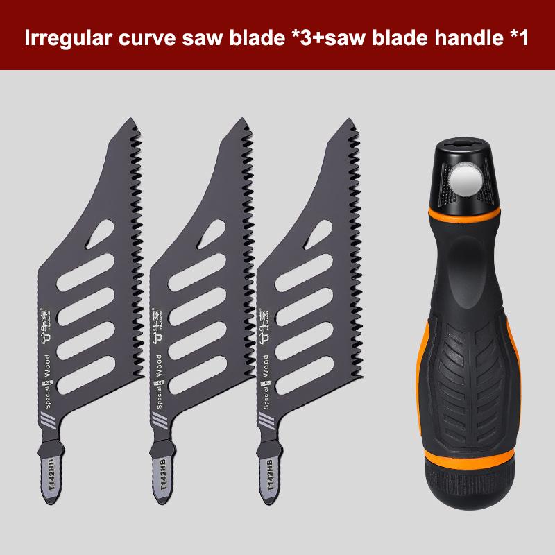 Gebogenes Stichsägeblatt Bündigschnitt Stichsägeblätter Gebogen Für Präzision T-Schaft Stichsäge Ersatzblätter Für Präzisionsschnitt