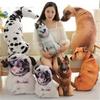 Kreatives 3D-Simulations-Hundekissen, Plüschtier Hund Stofftier für Kinder, Kurzer Plüschstoff, PP-Baumwollfüllung, Verschiedene Größen und Farben