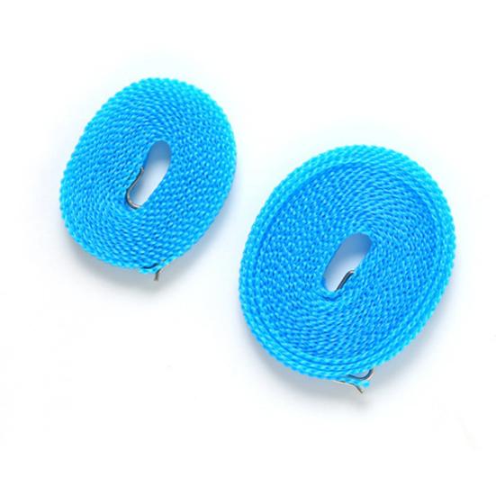 Clothes Drying Rope Wind Proof Easy to Apply Non-slip Fence-like Design Clothes Hanger Rope for Outdoor