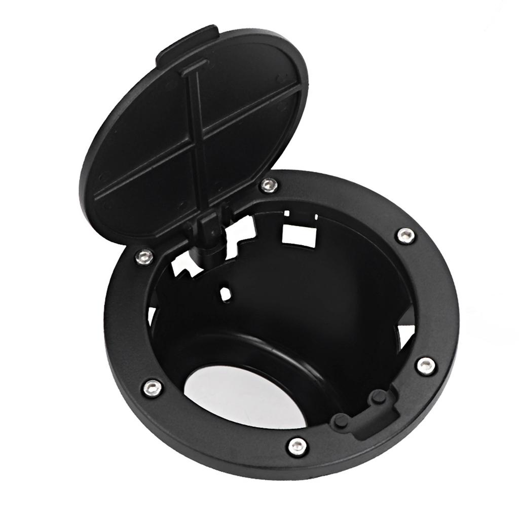 Black ABS Fuel Tank Cap Cover Fits for Jeep Wrangler JK 2007 2017 Car Accessory