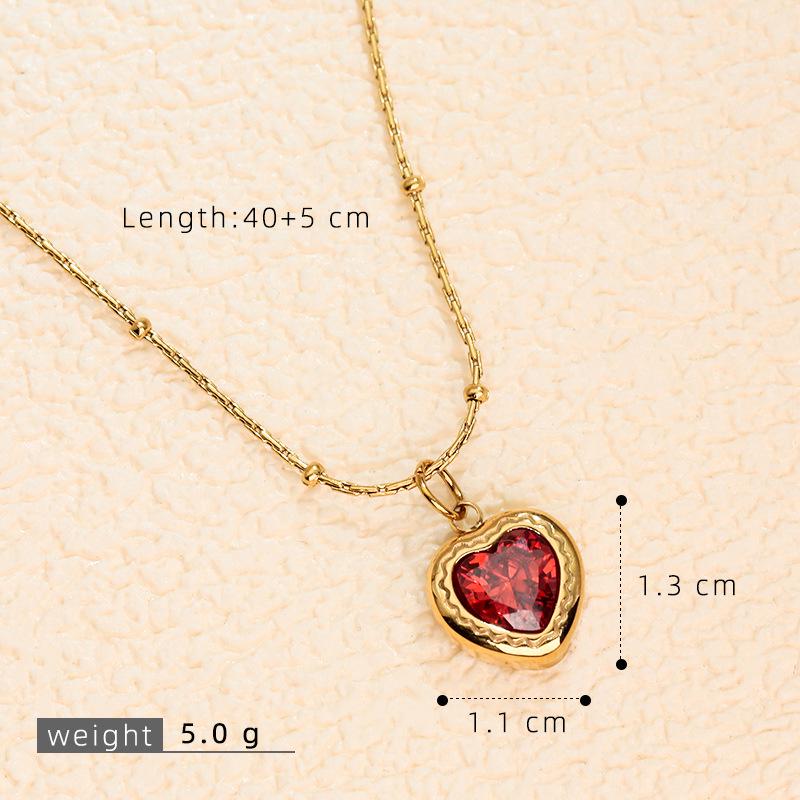 Elegante Retro Herbst/Winter Edelstahl Schlüsselbein Kette für Damen